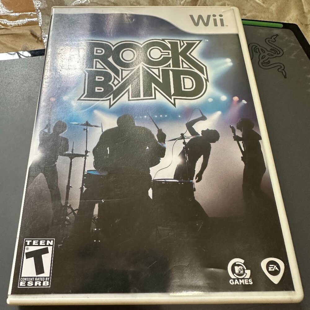 Rock Band (Nintendo Wii, 2008) CIB Complete Tested